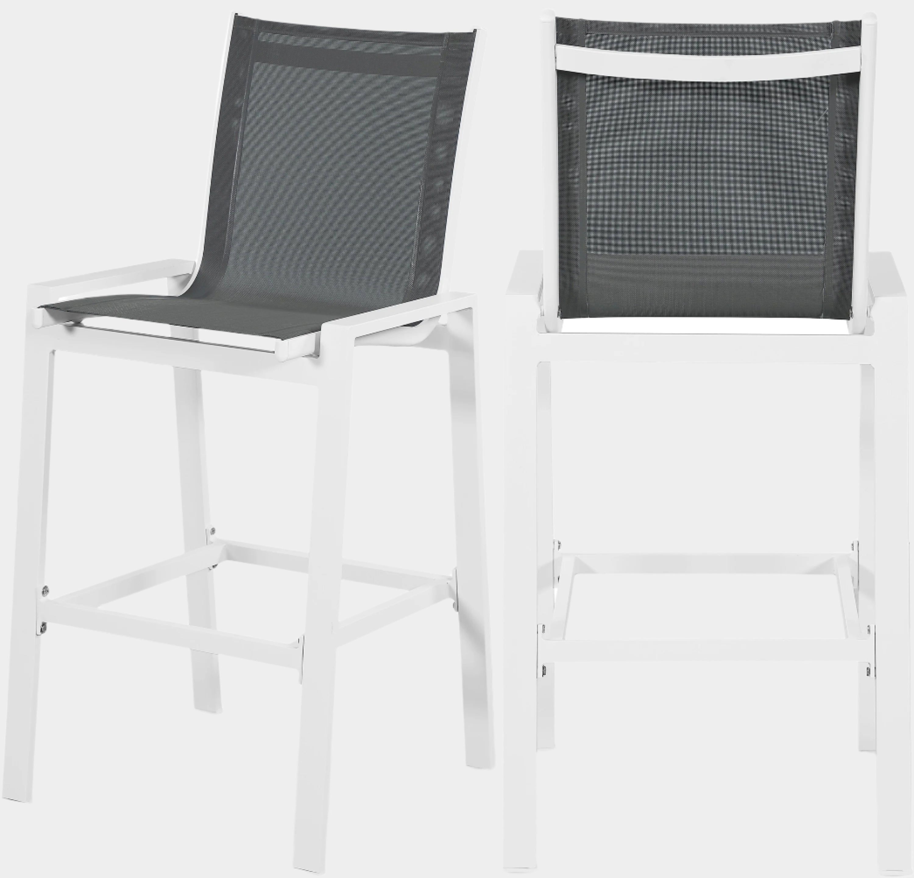 Nizuc Mesh Water Resistant Fabric Outdoor Patio Bar Stool