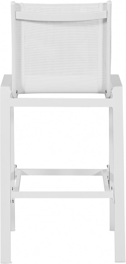 Nizuc Mesh Water Resistant Fabric Outdoor Patio Bar Stool