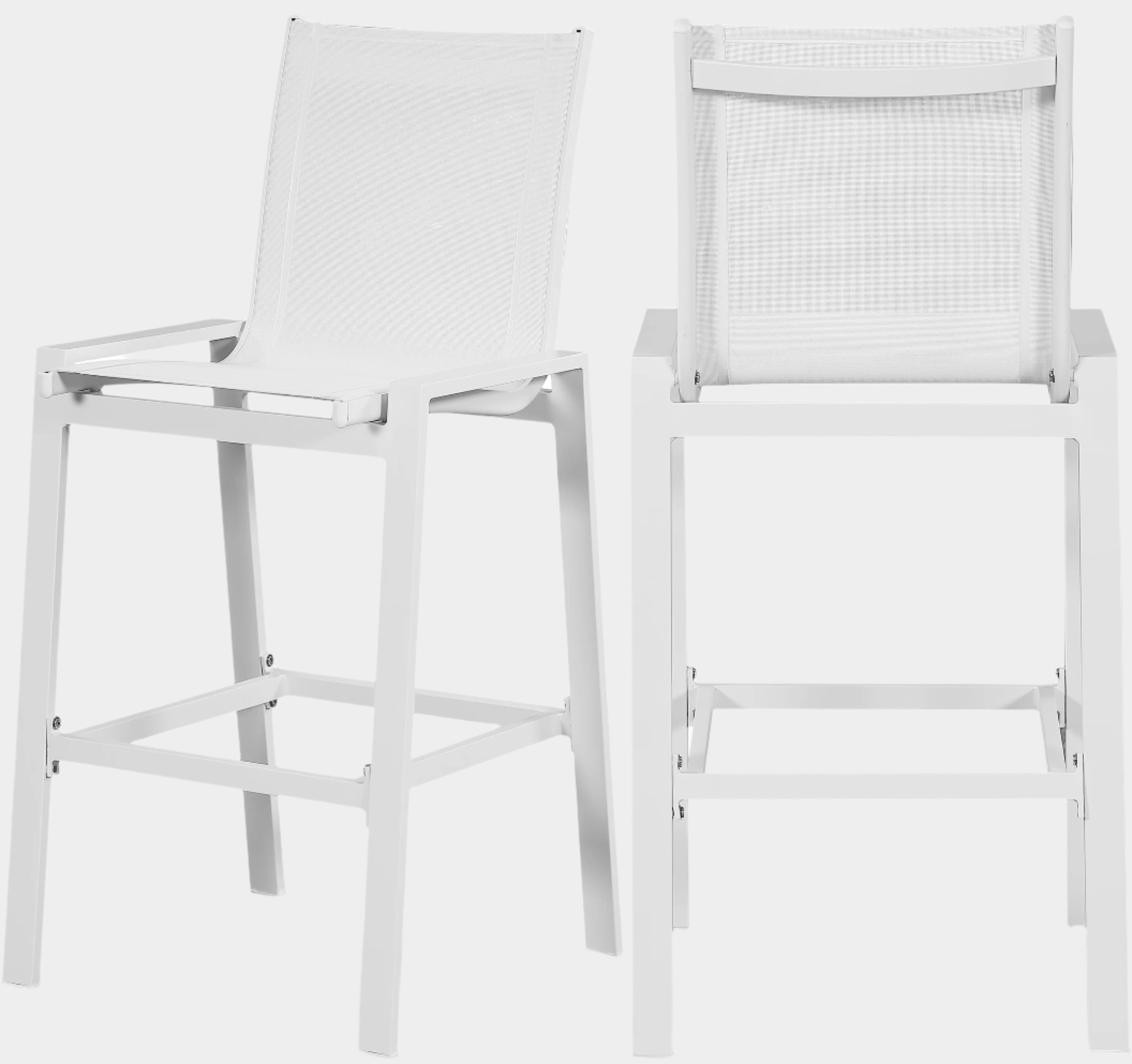 Nizuc Mesh Water Resistant Fabric Outdoor Patio Bar Stool