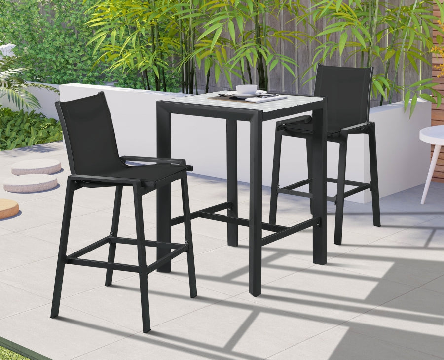 Nizuc Mesh Water Resistant Fabric Outdoor Patio Bar Stool
