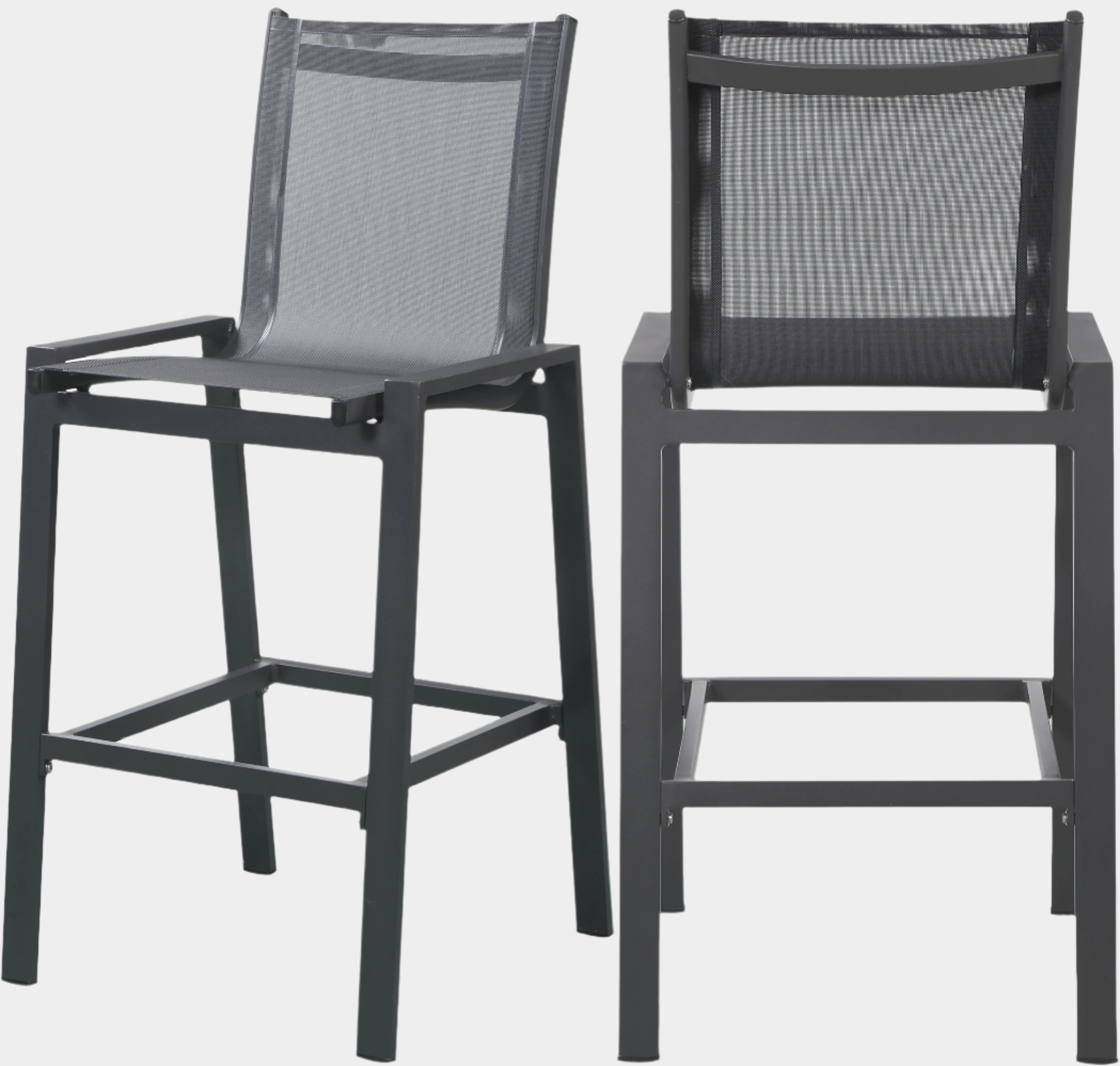 Nizuc Mesh Water Resistant Fabric Outdoor Patio Bar Stool