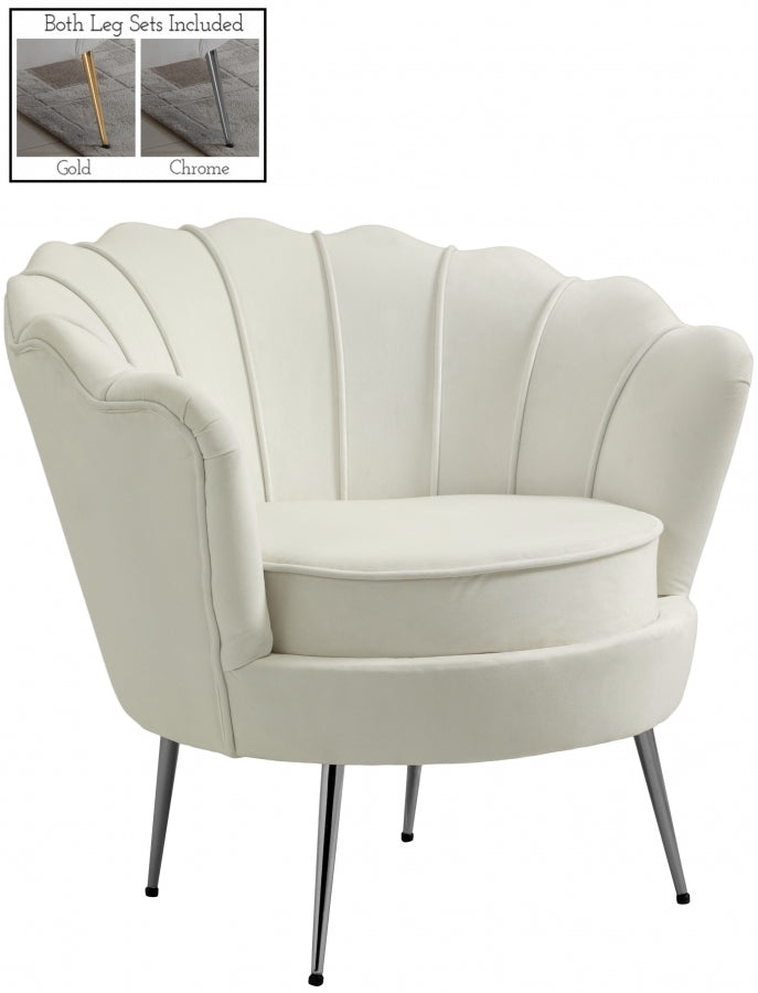 Gardenia Velvet Upholstered Chair