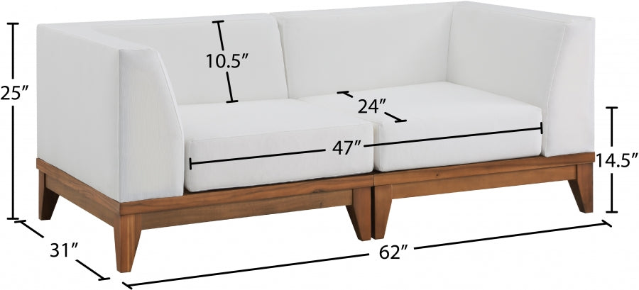Chaise longue en tissu Orian Teddy