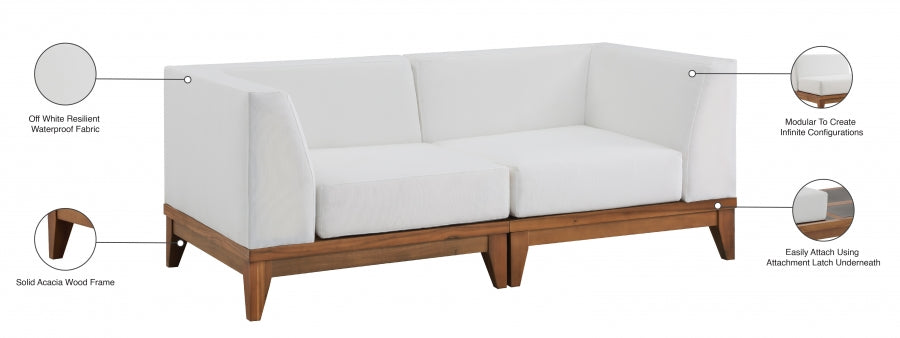 Chaise longue en tissu Orian Teddy