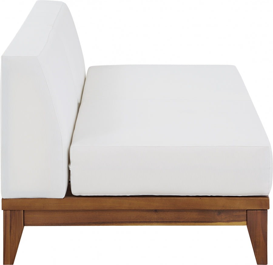 Chaise longue en tissu Orian Teddy