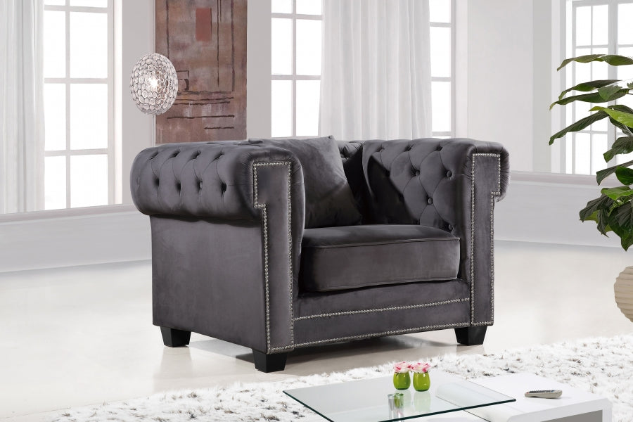 Fauteuil d'appoint rembourré en chenille Vivi 
