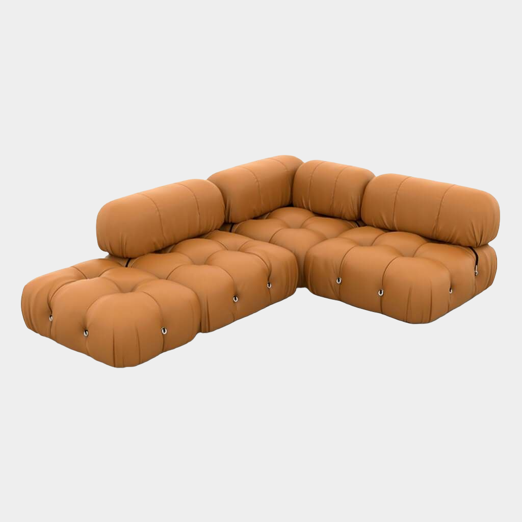 Mario Bellini Vegan Leather Sofa - Middle Module (Reproduction)