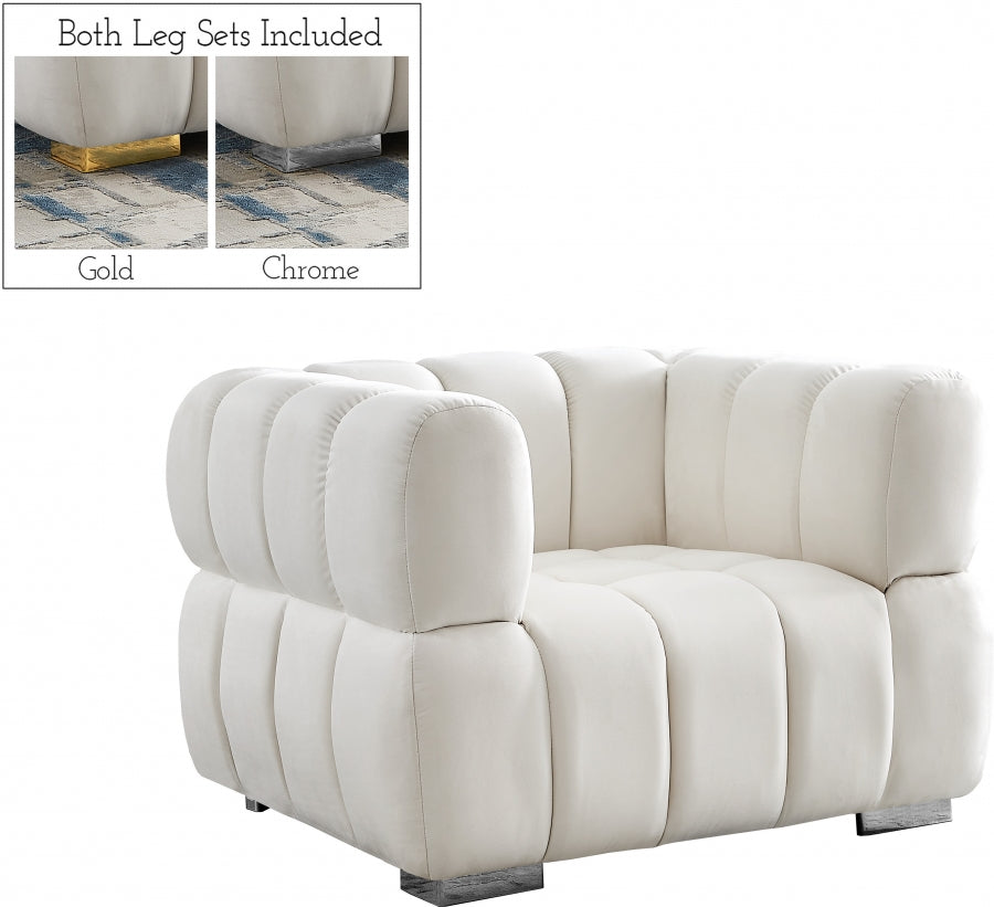 Gwen Velvet Upholstered Chair