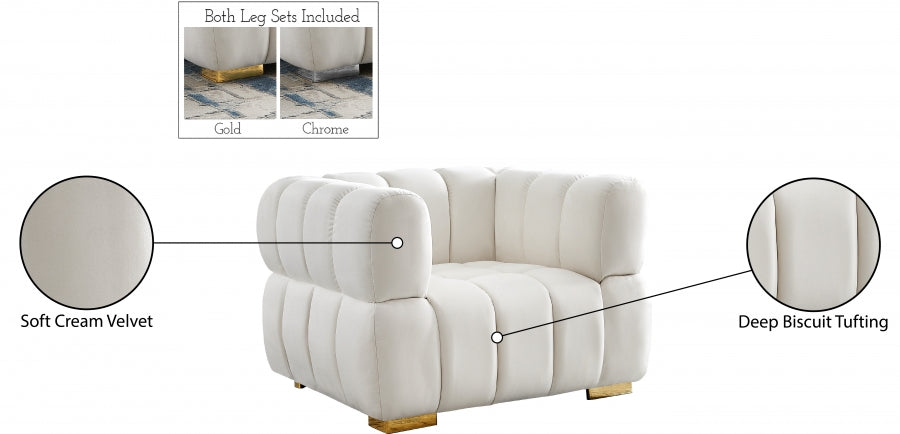Gwen Velvet Upholstered Chair
