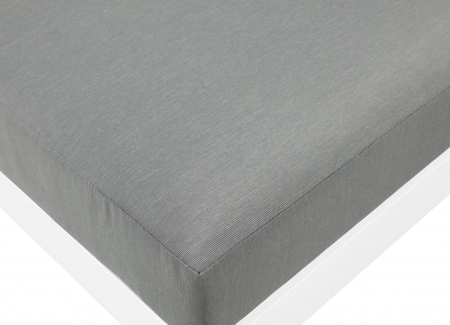 Nizuc 120" Water Resistant Fabric Upholstered Outdoor Patio 10pc. Modular Sectional