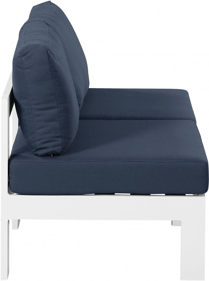 Chaise longue en tissu Orian Teddy