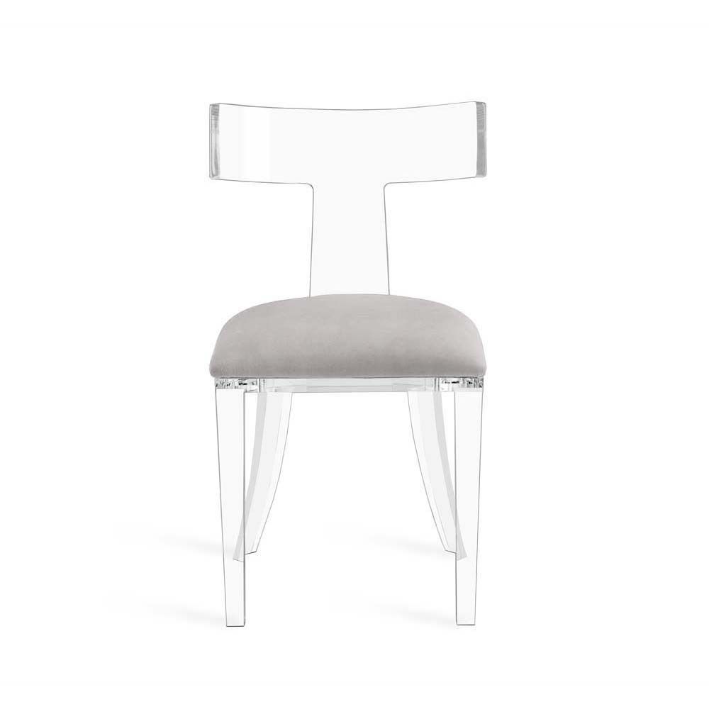 Tristan Acrylic Klismos Chair