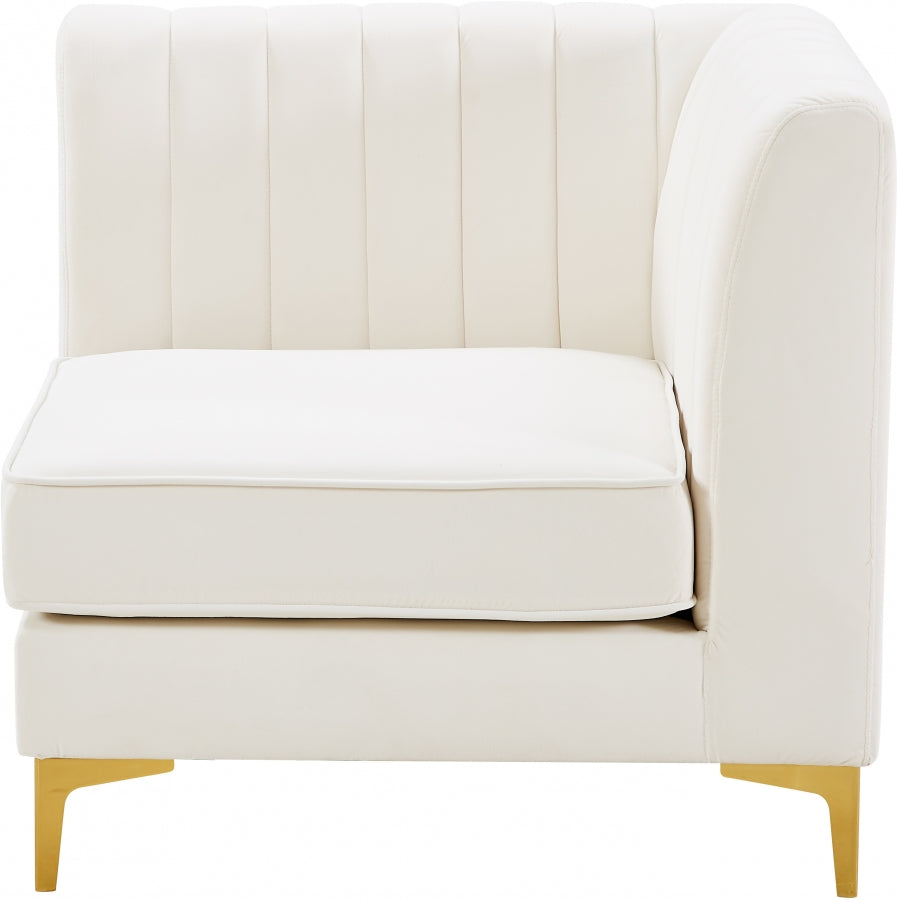 Fauteuil d'appoint rembourré en chenille Vivi 