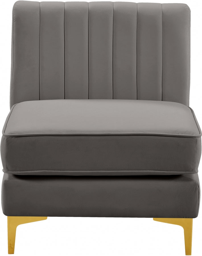 Fauteuil d'appoint rembourré en chenille Vivi 