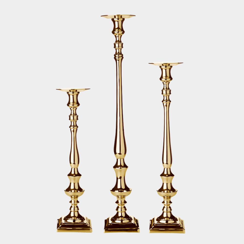 XC-22372G/73G/74G Gold Candle Holder