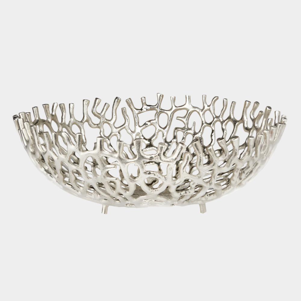 XC-25243-S Silver Round Bowl