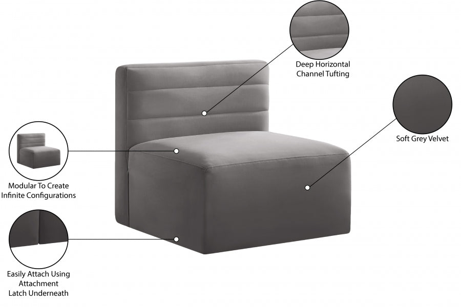 Fauteuil d'appoint rembourré en chenille Vivi 
