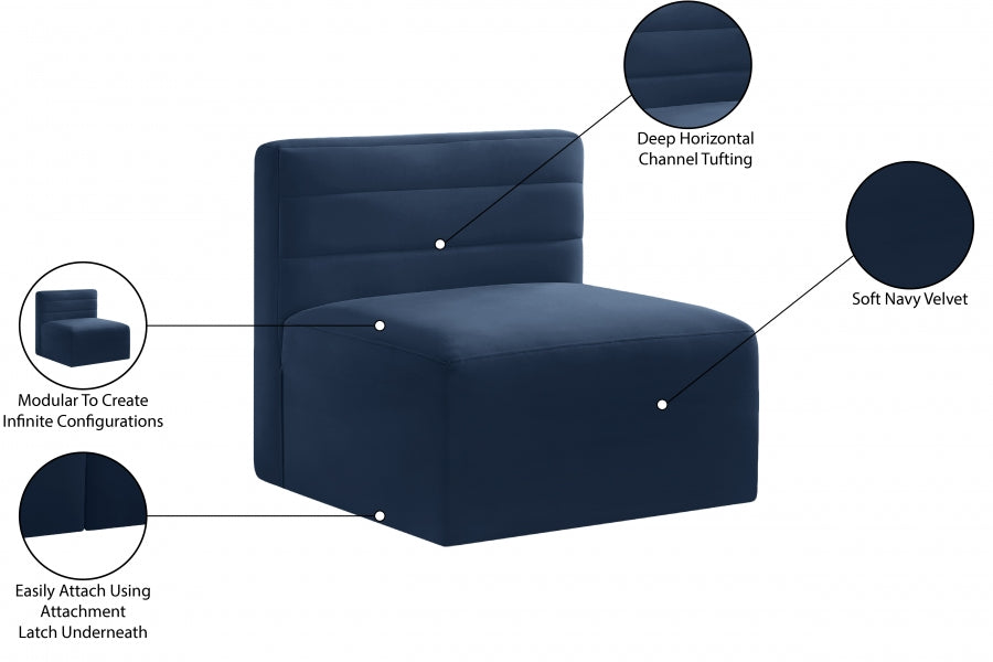 Fauteuil d'appoint rembourré en chenille Vivi 