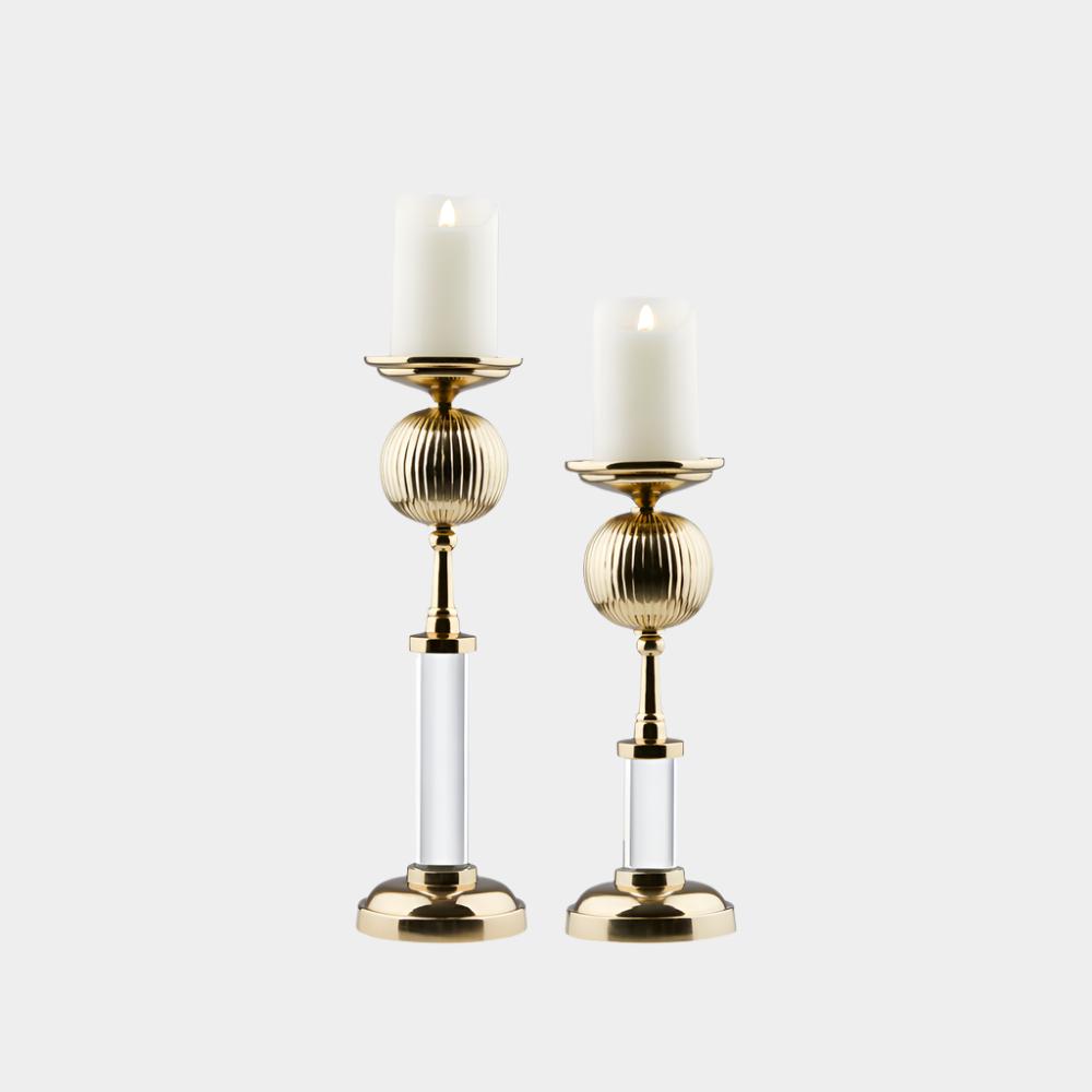 Miya Candle Holder - Gold