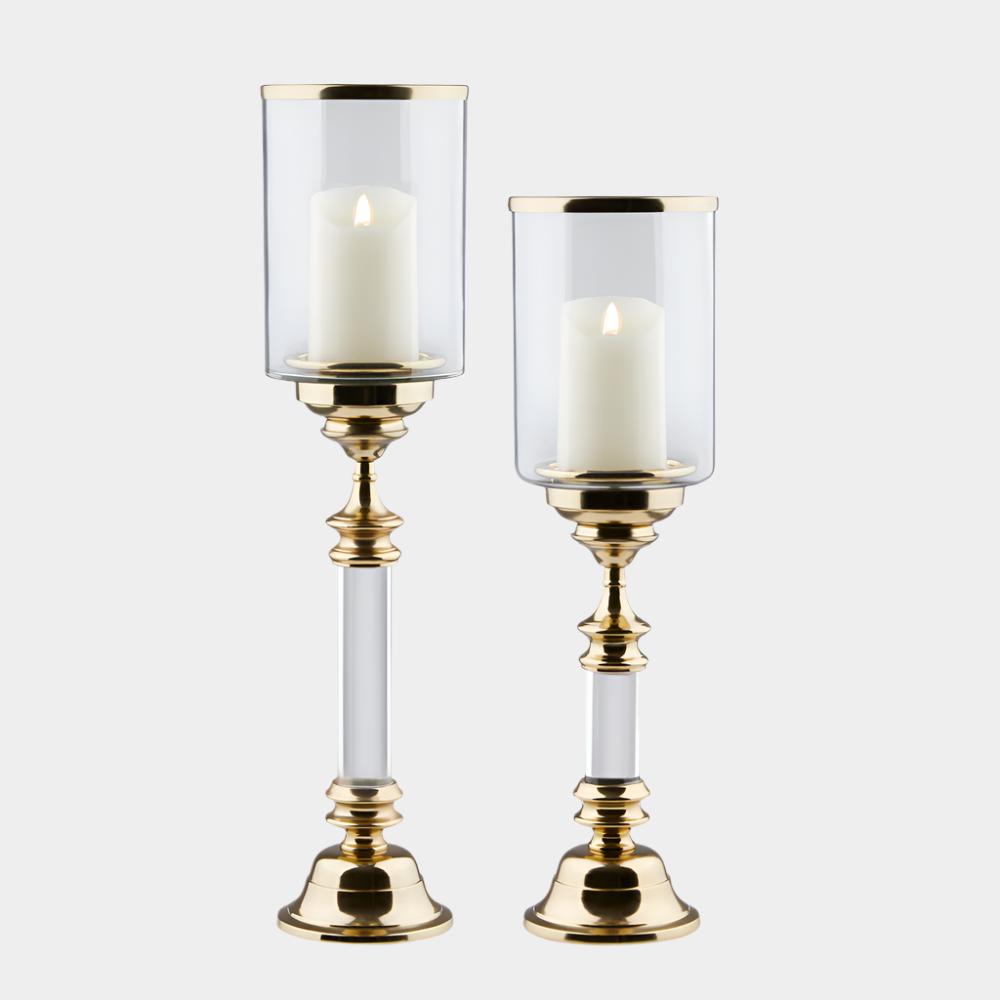 Saben Candle Holders - Gold