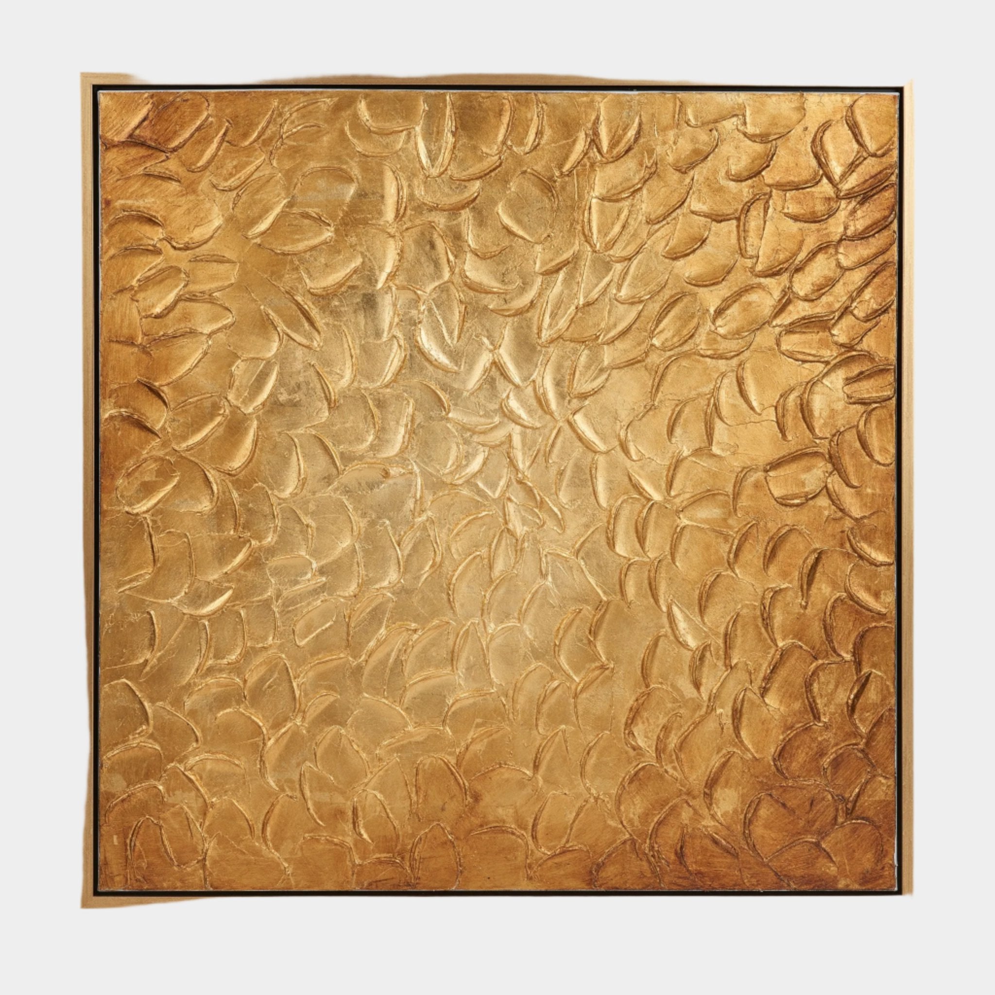 Gold Waves Wall Art Small