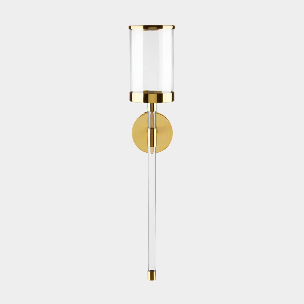 Acrylic Wall Sconce Gold