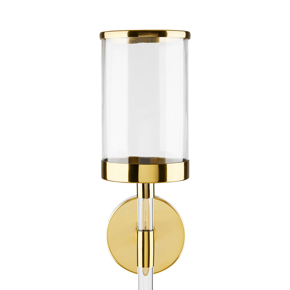 Acrylic Wall Sconce Gold