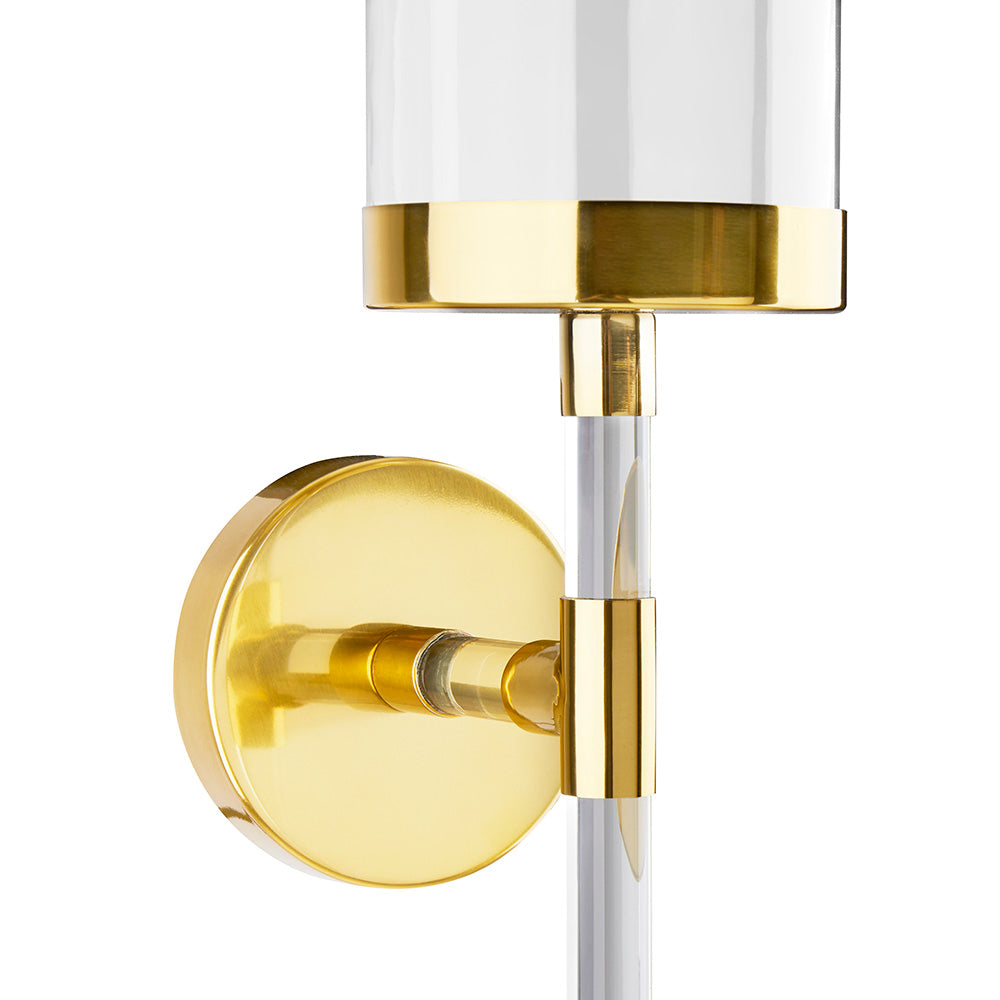 Acrylic Wall Sconce Gold