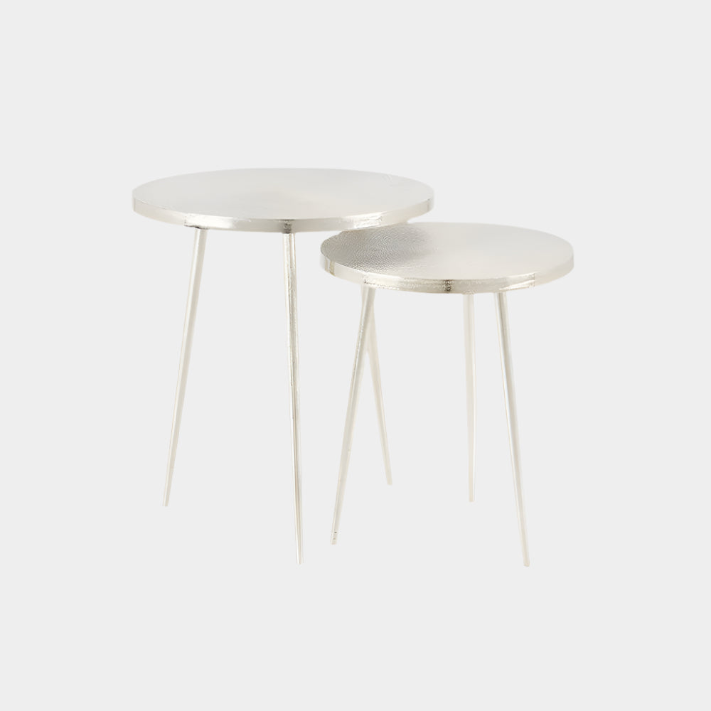 Digby Nesting Side tables: Nickel