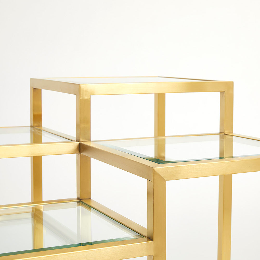 Elmore Gold End Table