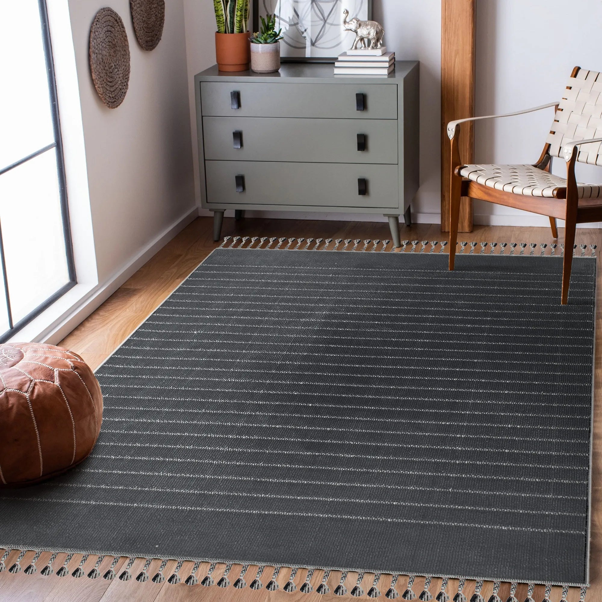 Ambrose Power loomed Rug