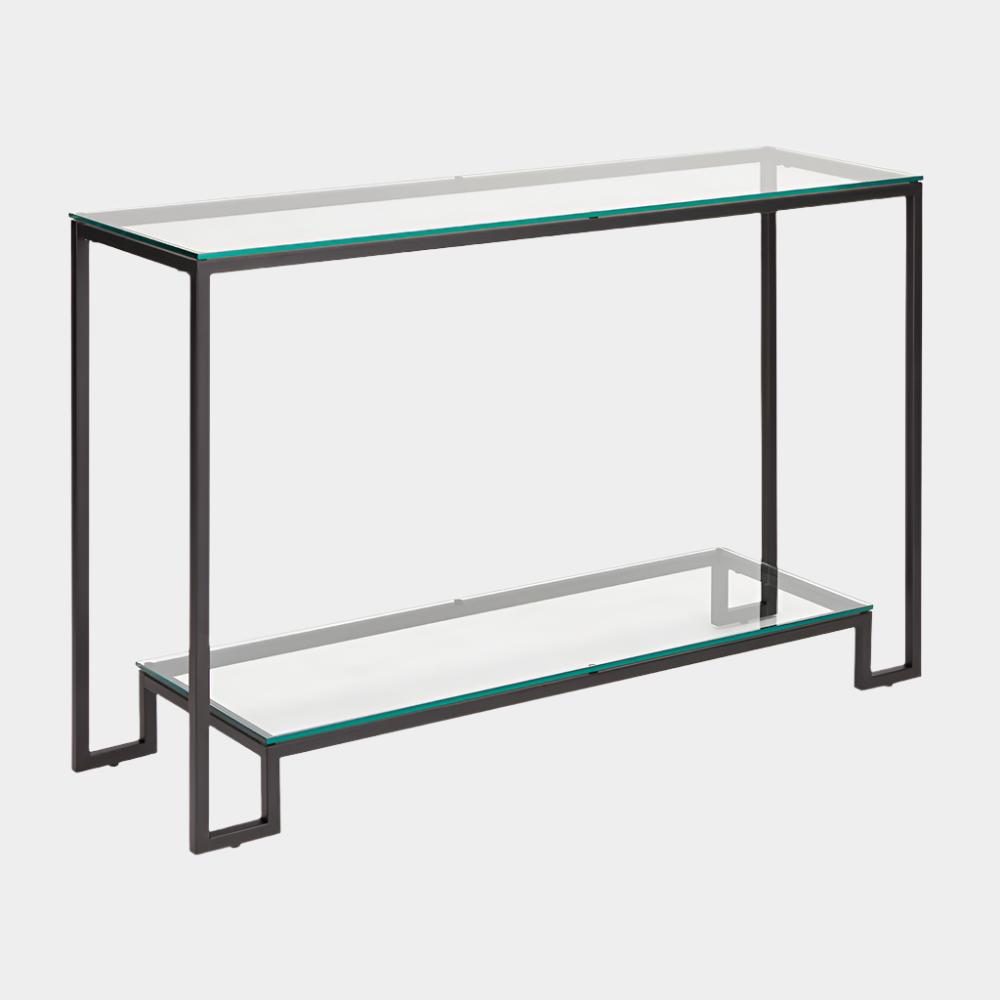 Krista Black Console Table