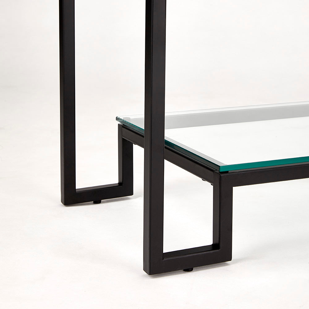 Krista Black Console Table