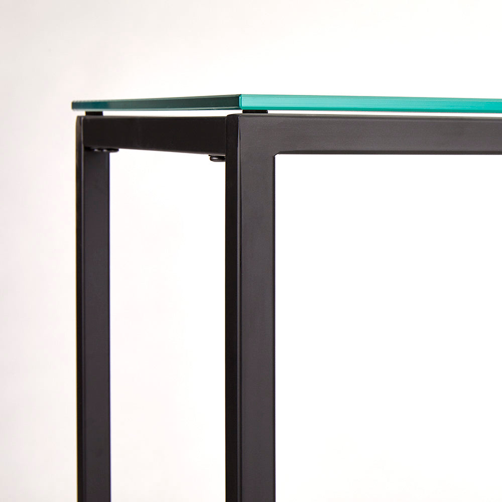 Krista Black Console Table