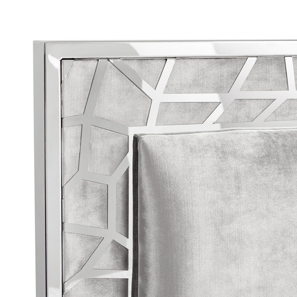 Wellington Beds: Grey Velvet