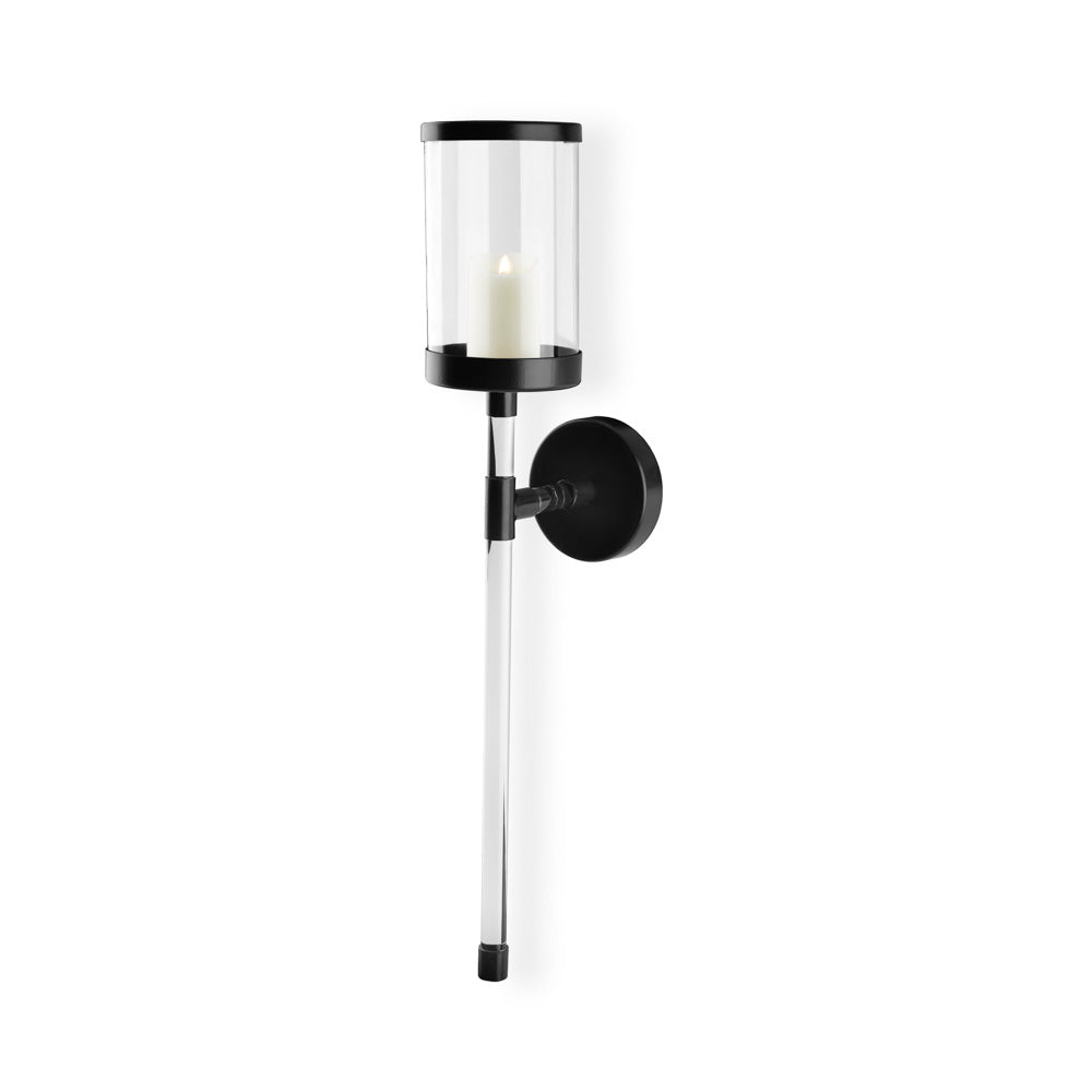 Acrylic Wall Sconce Black