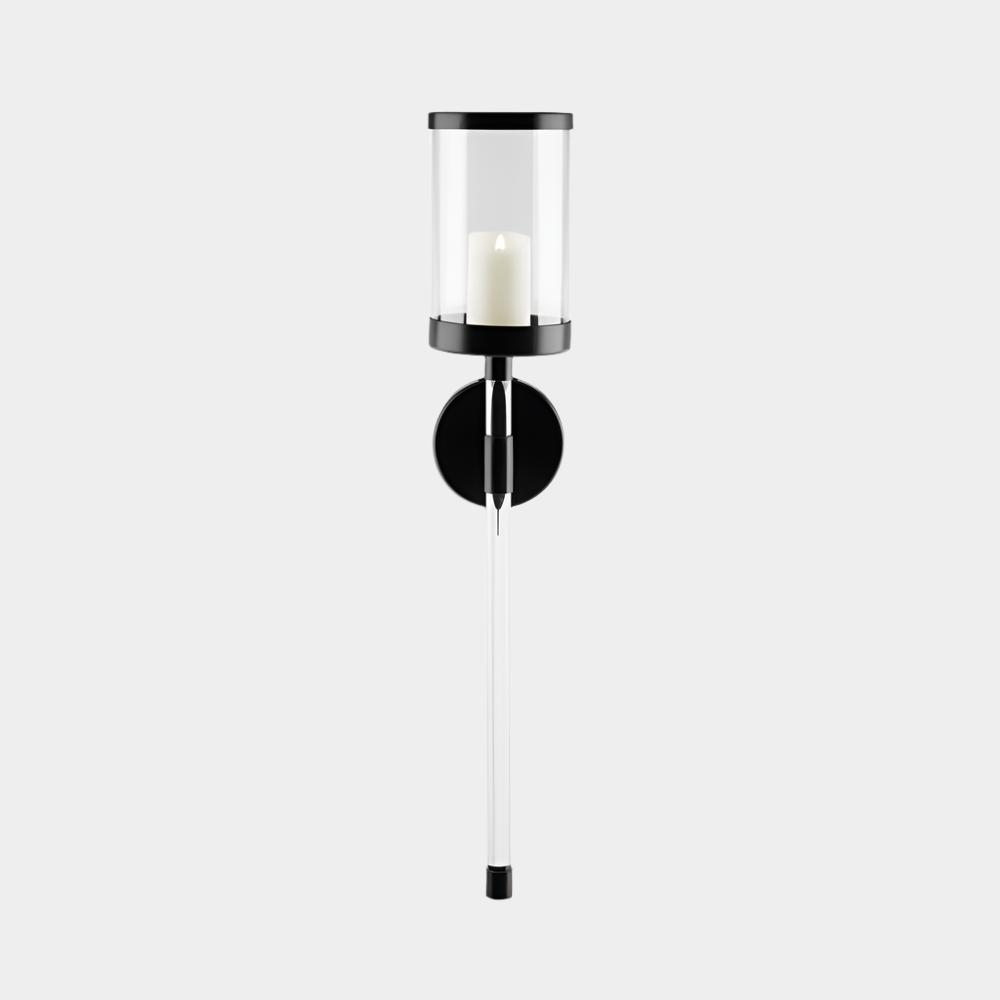 Acrylic Wall Sconce Black