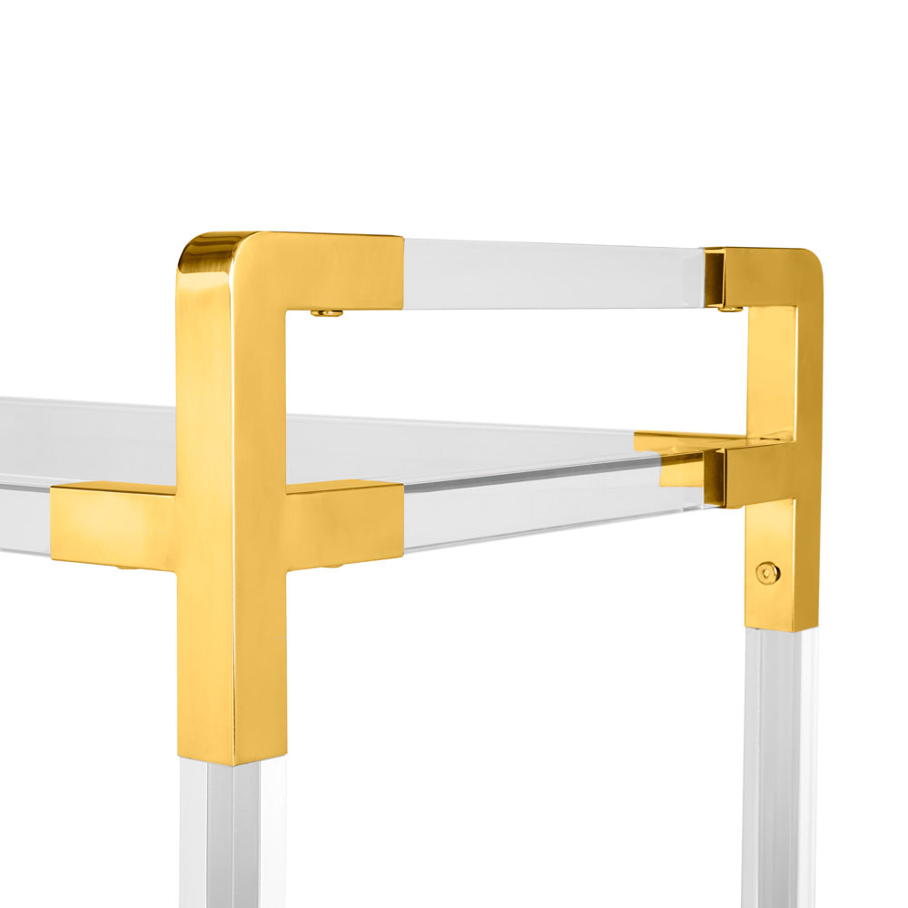 Esme Gold Bar Cart