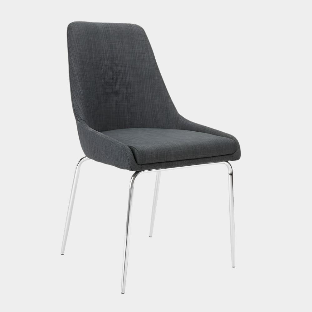 Moira Dining Chair Grey Linen