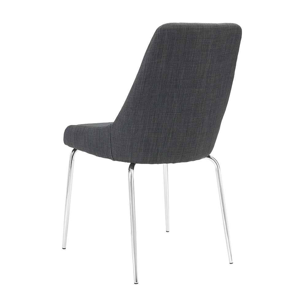 Moira Dining Chair Grey Linen