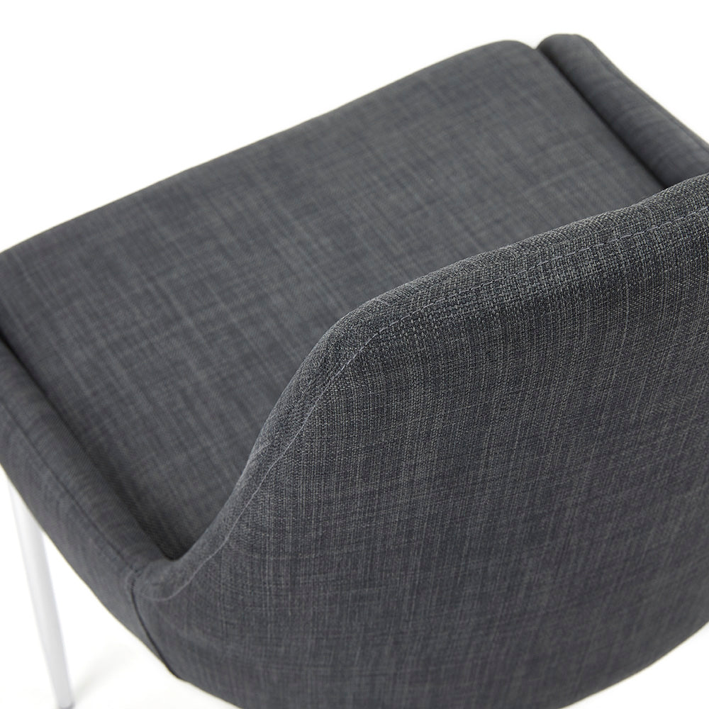 Moira Dining Chair Grey Linen