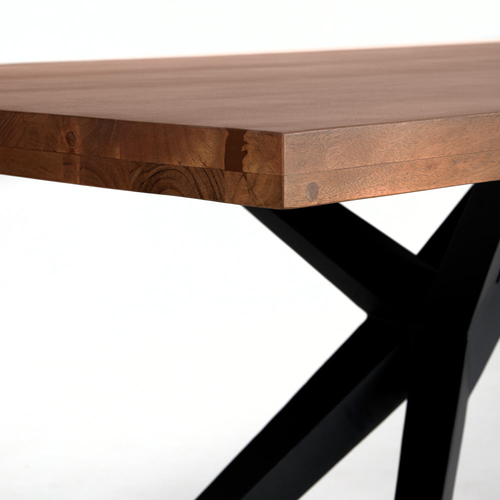 114 inch Straight Edge Dining Table: Airloft Legs