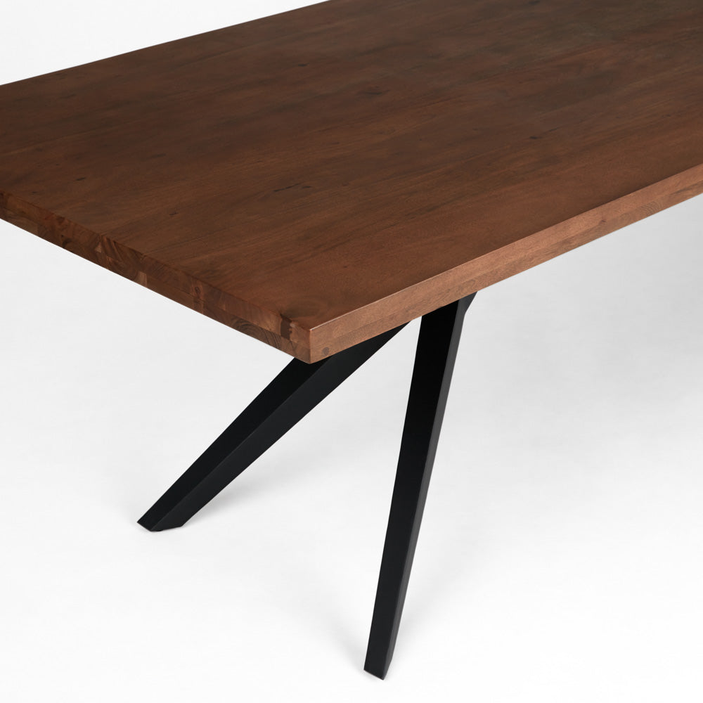 114 inch Straight Edge Dining Table: Airloft Legs