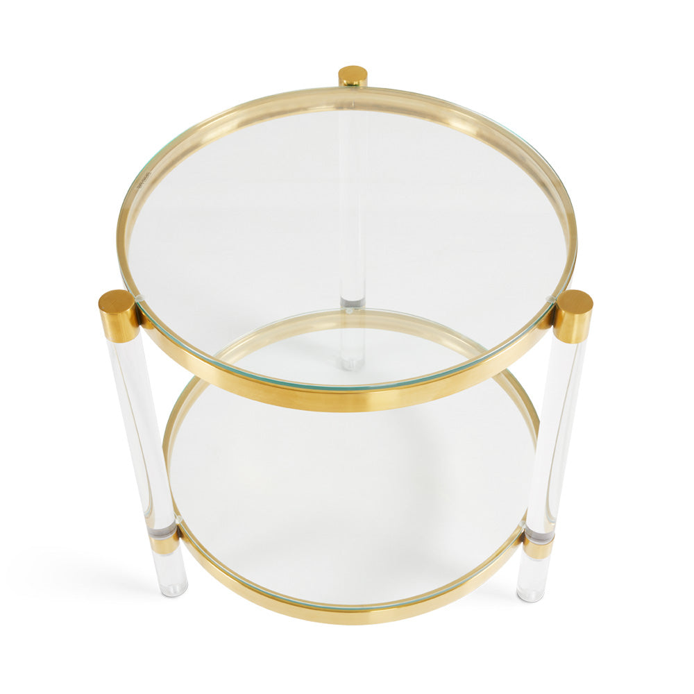 Paloma Gold End Table