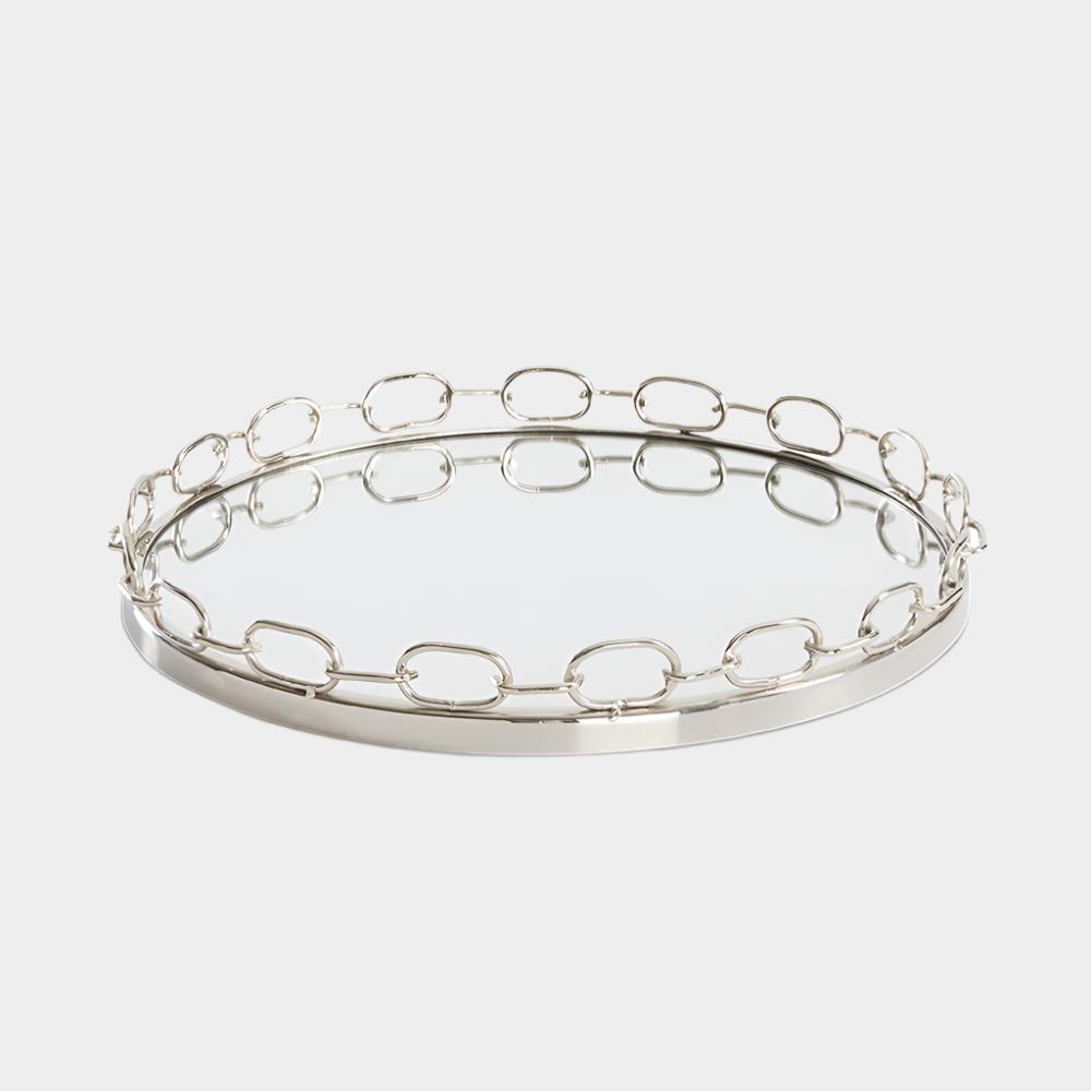 Chain Link Tray Silver