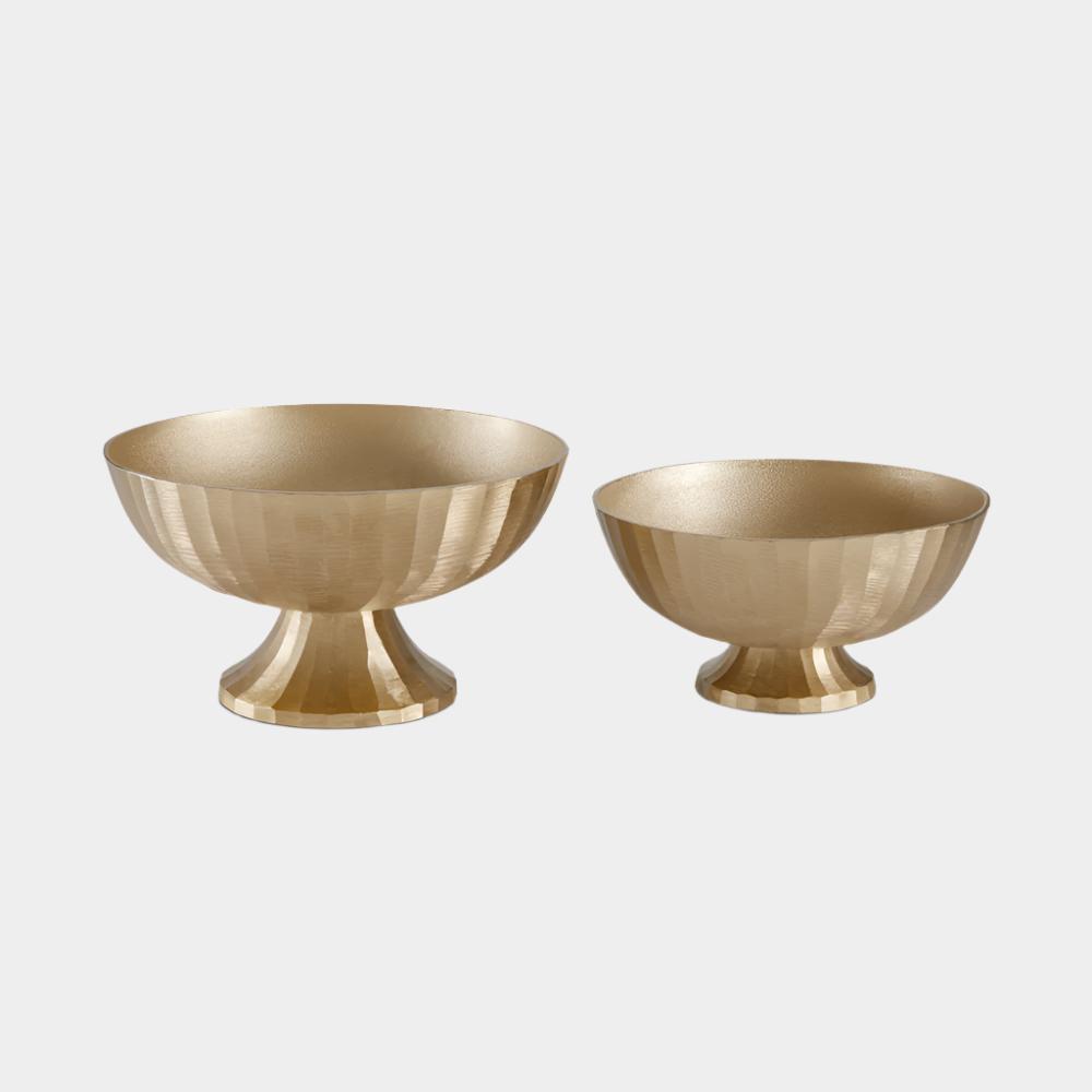 Decorative Bowls (Set of 2) Champagne Gold