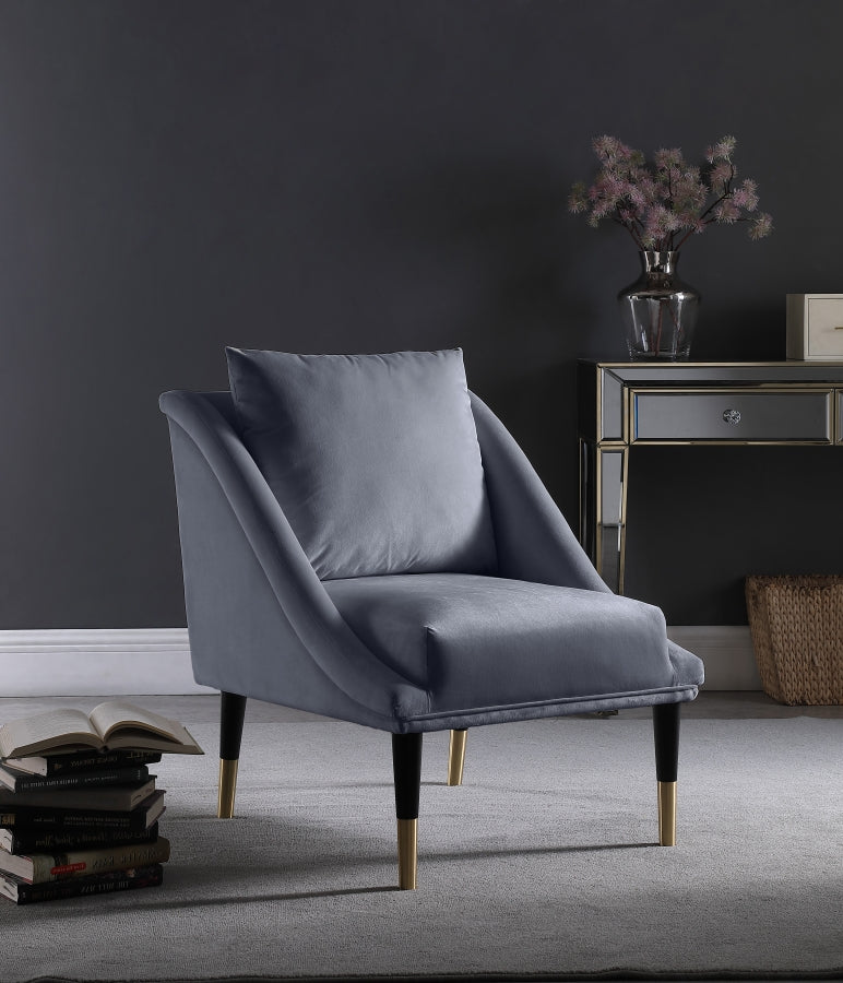 Fauteuil d'appoint rembourré en chenille Vivi 