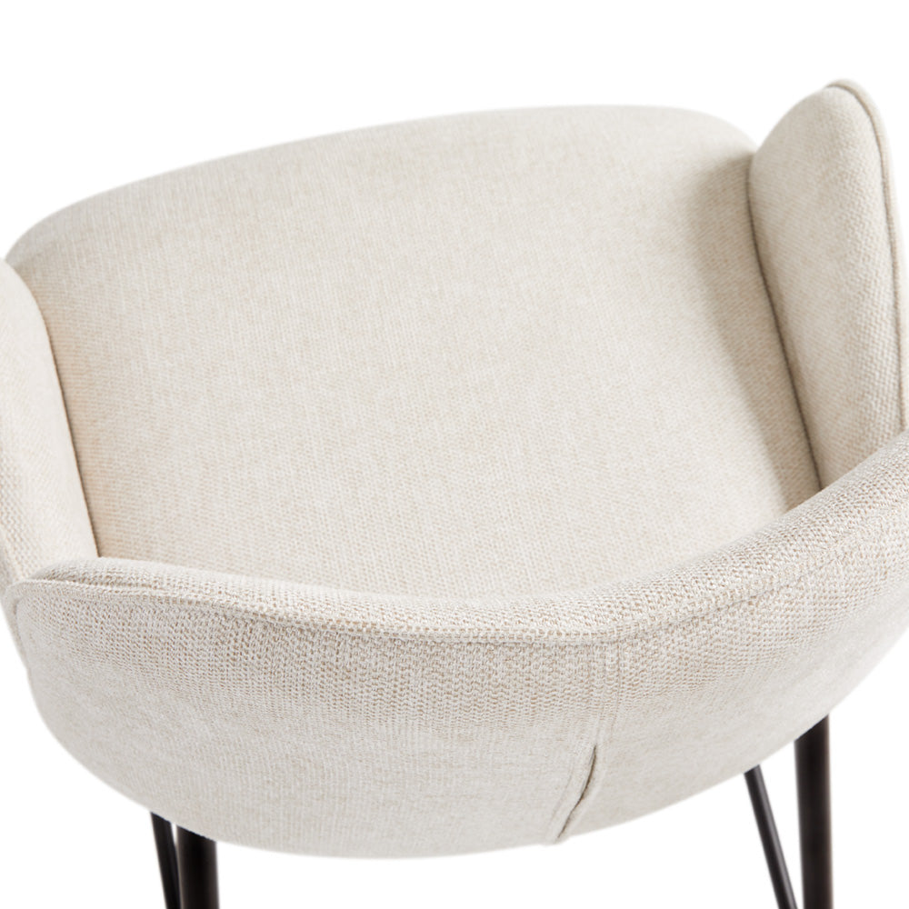 Bennett Counter Chair: Light Grey