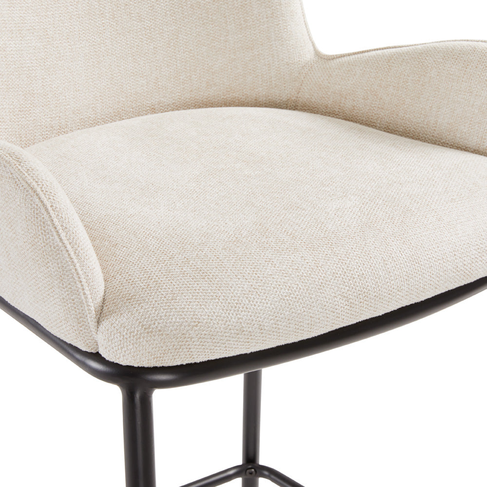 Bennett Counter Chair: Light Grey