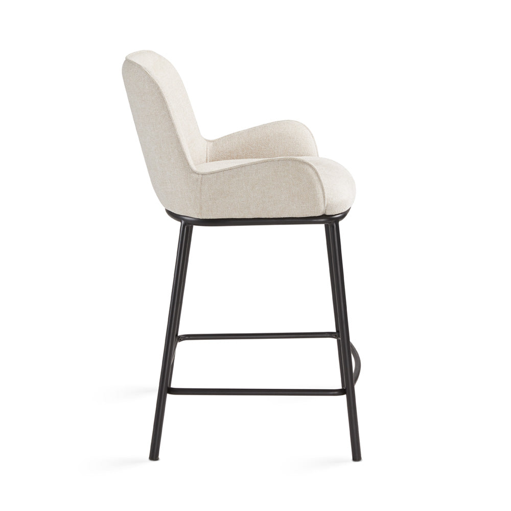 Bennett Counter Chair: Light Grey